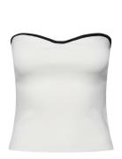 Tasha Top Tops T-shirts & Tops Sleeveless White Twist & Tango