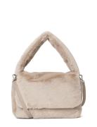 Day Fluffy Fur Handy Big Bags Small Shoulder Bags-crossbody Bags Cream...