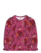 Bloomy L/S T Baby Tops T-shirts Long-sleeved T-Skjorte Red Müsli By Gr...