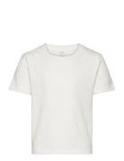 Top Rosie Basic Tops T-Kortærmet Skjorte White Lindex