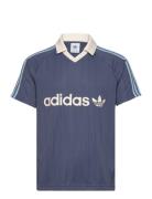 Stripe Jersey Sport T-Kortærmet Skjorte Blue Adidas Originals
