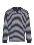 Essential Stripes Tee L/S Tops T-shirts Long-sleeved T-Skjorte Multi/p...