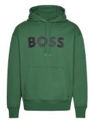Sullivan 16 Tops Sweatshirts & Hoodies Hoodies Green BOSS