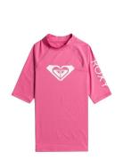 Wholehearted Ss Tops T-Kortærmet Skjorte Pink Roxy