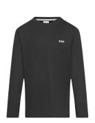 Long Sleeve T-Shirt Tops T-shirts Long-sleeved T-Skjorte Black BOSS