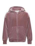 Hoodie Full Zip Tops Sweatshirts & Hoodies Hoodies Purple Rosemunde Ki...