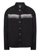 Twill Over D Shirt Tops Shirts Long-sleeved Black ROTATE Birger Christ...