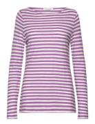 T-Shirts Long Sleeve Tops T-shirts & Tops Long-sleeved Purple Marc O'P...