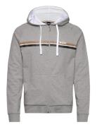 Authentic Jacket H Tops Sweatshirts & Hoodies Hoodies Grey BOSS