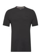 Rib T-Shirt Tops T-Kortærmet Skjorte Black BOSS