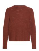 Onllolli L/S Pullover Knt Noos Tops Knitwear Jumpers Brown ONLY