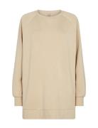 Sc-Banu Tops Sweatshirts & Hoodies Sweatshirts Beige Soyaconcept