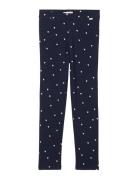 Allover Printed Leggings Bottoms Leggings Navy Tom Tailor