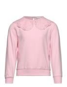 Nmfdakini Sweat Unb Tops Sweatshirts & Hoodies Sweatshirts Pink Name I...