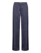 Funimd Pants Bottoms Trousers Straight Leg Navy Modström