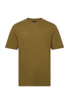 Slope Graphic Print T-Shirt Tops T-Kortærmet Skjorte Khaki Green Lyle ...