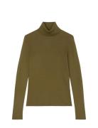Pullover Long Sleeve Tops Knitwear Turtleneck Green Marc O'Polo