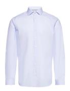 Poplin Stretch Modern Shirt Tops Shirts Business Blue Michael Kors