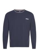 Balance Ls-Shirt Tops T-Langærmet Skjorte Navy BOSS