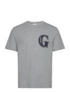 G Graphic T-Shirt Tops T-Kortærmet Skjorte Grey GANT
