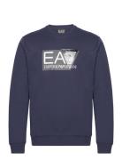 Sweatshirts Tops Sweatshirts & Hoodies Sweatshirts Blue EA7