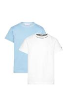 Intarsia 2-Pack Ss T-Shirt Tops T-Kortærmet Skjorte Multi/patterned Ca...