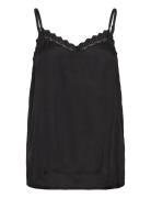 Vianell Top Sl Tops T-shirts & Tops Sleeveless Black Lollys Laundry