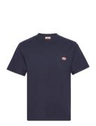 Basic Pocket T-Shirt Héritage Tops T-Kortærmet Skjorte Navy Armor Lux