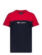 Crewneck T-Shirt Sport T-Kortærmet Skjorte Navy Champion