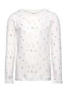 Aura - Nightwear Tops T-shirts Long-sleeved T-Skjorte White Hust & Cla...