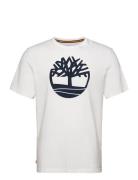 Kennebec River Tree Logo Short Sleeve Tee White Designers T-Kortærmet ...