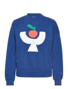 Tomato Plate Sweatshirt Tops Sweatshirts & Hoodies Sweatshirts Blue Bo...