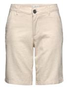 Linen Chino Bermuda Shorts Bottoms Shorts Beige Mango