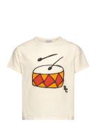 Play The Drum T-Shirt Tops T-Kortærmet Skjorte Cream Bobo Choses