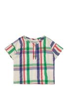 Baby Madras Checks Woven Shirt Tops T-Kortærmet Skjorte Multi/patterne...