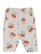 Baby Play The Drum All Over Jersey Pants Bottoms Sweatpants Beige Bobo...