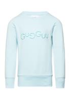 Logo Sweatshirt Tops Sweatshirts & Hoodies Sweatshirts Blue Gugguu