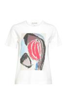 Micas Tops T-shirts & Tops Short-sleeved White Munthe