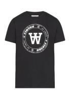 Ola Tirewall T-Shirt Gots Tops T-Kortærmet Skjorte Black Double A By W...