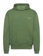 Diego Hoodie Tops Sweatshirts & Hoodies Hoodies Green Les Deux