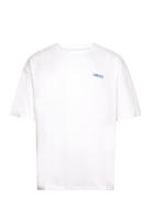 Dpsignature Print T-Shirt Tops T-Kortærmet Skjorte White Denim Project