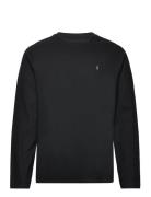 Rowe Ls Crew Tops T-Langærmet Skjorte Black AllSaints