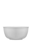 Rhombe Serveringsskål Ø17.5 Cm Hvid Home Tableware Bowls & Serving Dis...