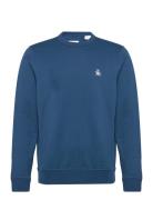 L/S Sticker Pete Fle Tops Sweatshirts & Hoodies Sweatshirts Blue Origi...