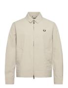 Seersucker Coach Jkt Tynd Jakke Cream Fred Perry