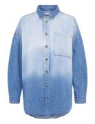 Malomw 143 Shirt Tops Shirts Long-sleeved Blue My Essential Wardrobe