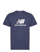 Sport Essentials Logo T-Shirt Sport T-Kortærmet Skjorte Blue New Balan...