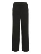 Joellegz Pinstripe Mw Pants Bottoms Trousers Suitpants Black Gestuz