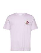 Felipe T-Shirt Tops T-Kortærmet Skjorte Pink Les Deux