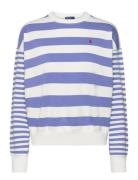 Striped Organic Cotton Terry Sweatshirt Tops Sweatshirts & Hoodies Swe...